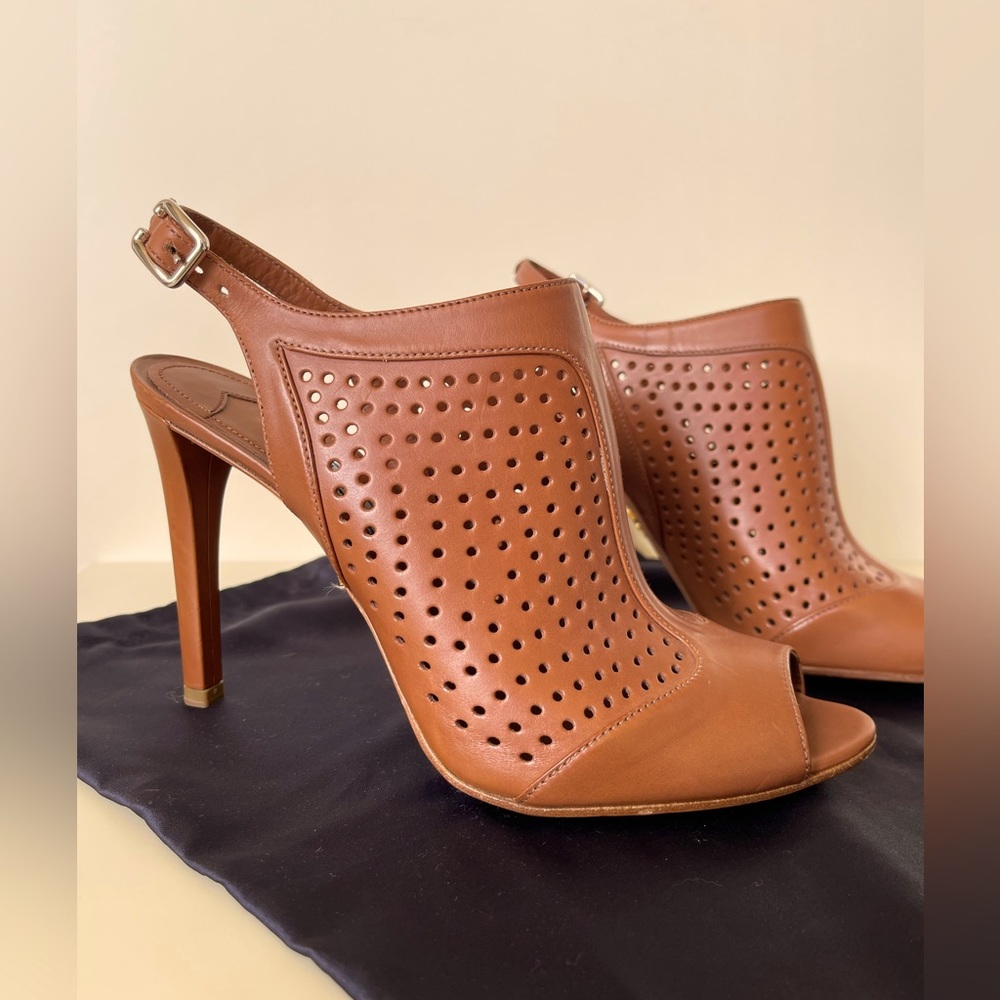 Prada Milano leather slingback pump